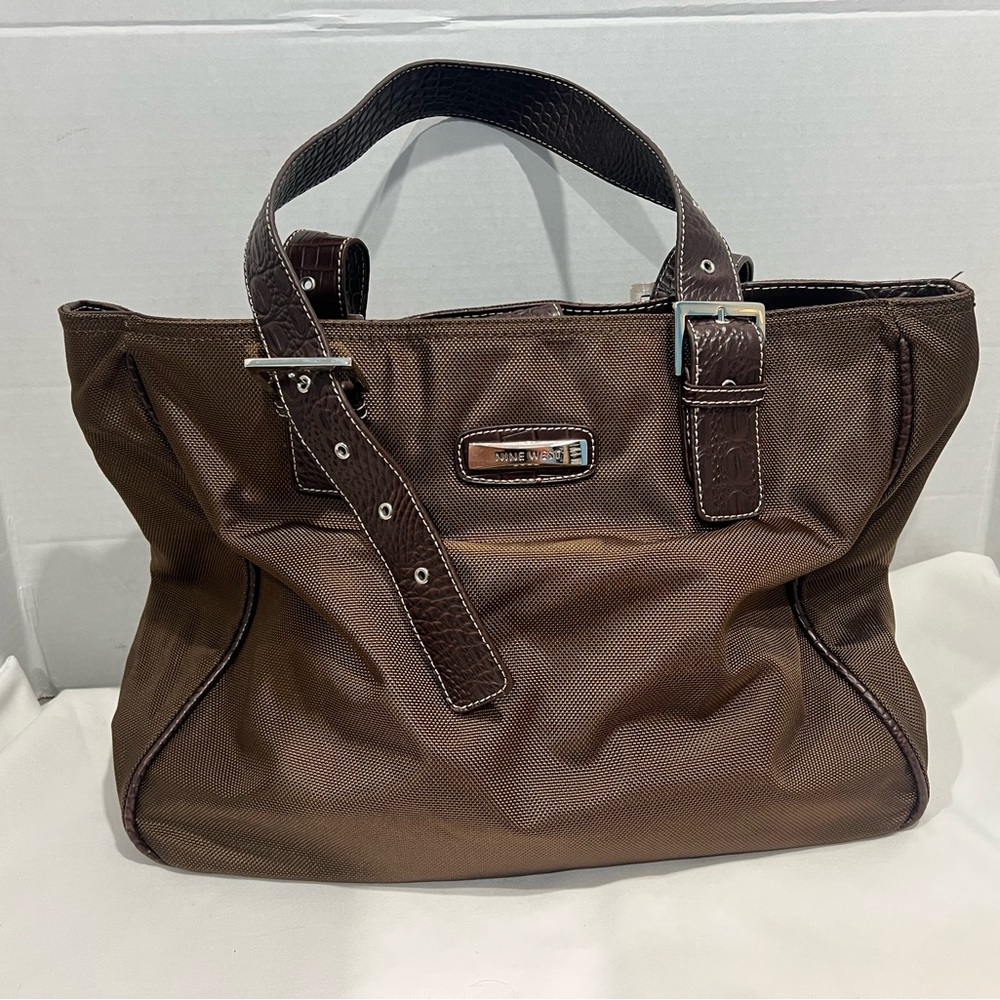 Nine West Metallic Brown Handbag